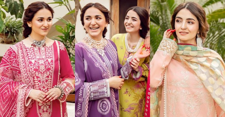 Rangrasiya Eid Collection’22 Featuring Yumna Zaidi And Meerub Ali