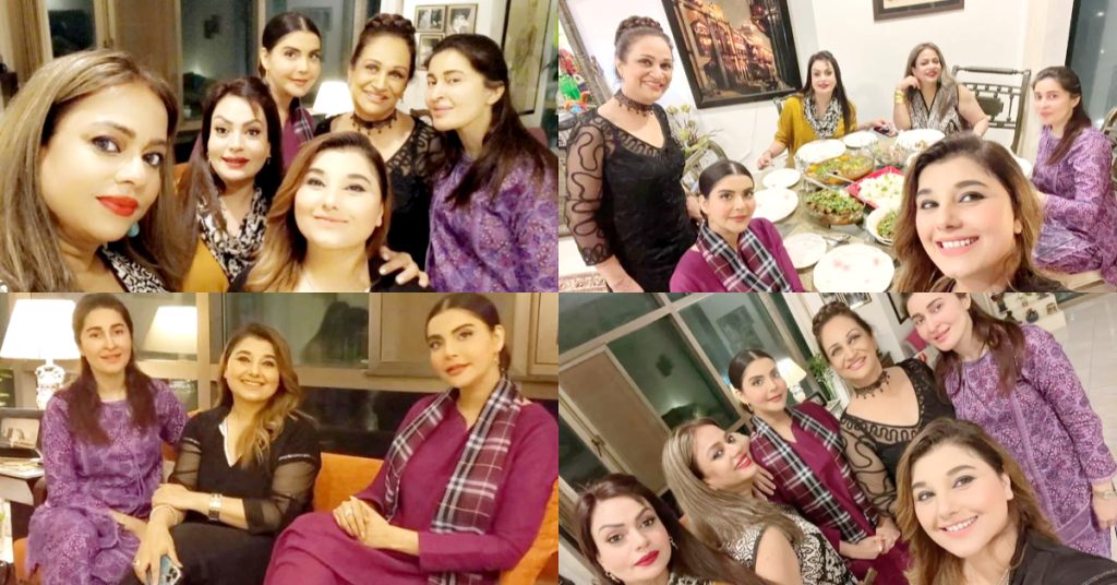 Celebrities Get Together At Bushra Ansari's Place