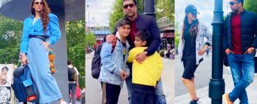 Sana Fakhar's Bewitching Family Clicks From London