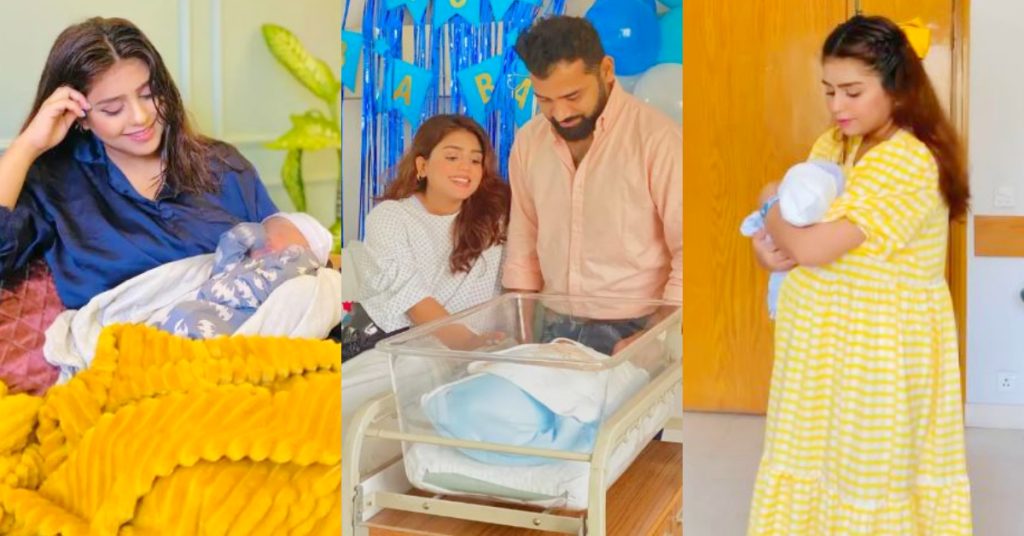 Anumta Qureshi's Adorable Pictures With Her Newborn Baby