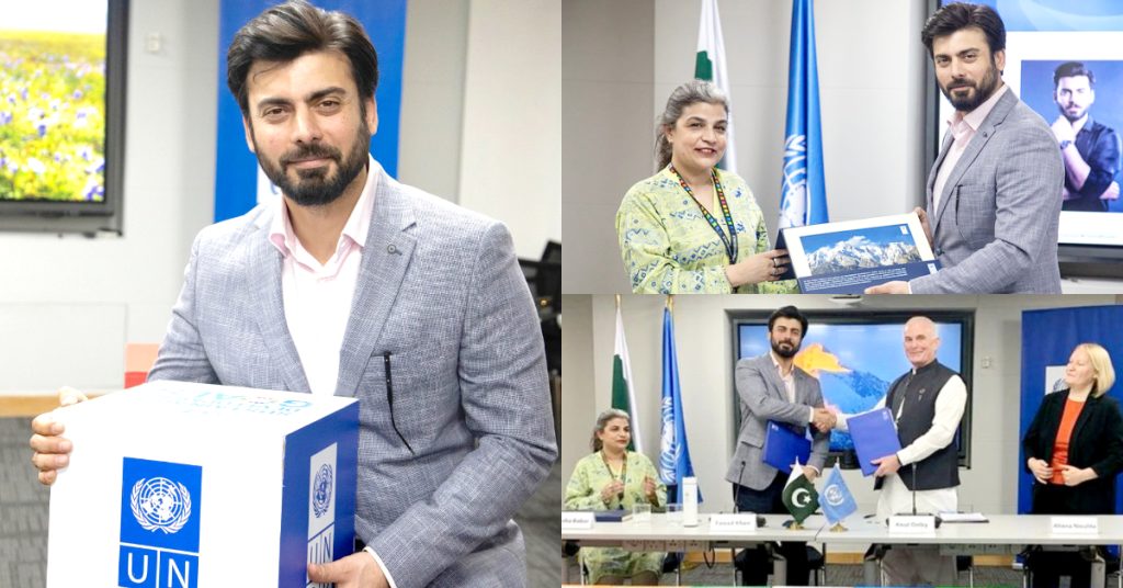 Fawad Khan Appointed As A New Face Of United Nations