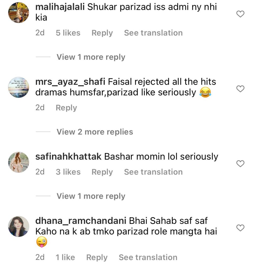 Public Calls Out Faysal Quraishi for His Confusing Statement About Parizaad