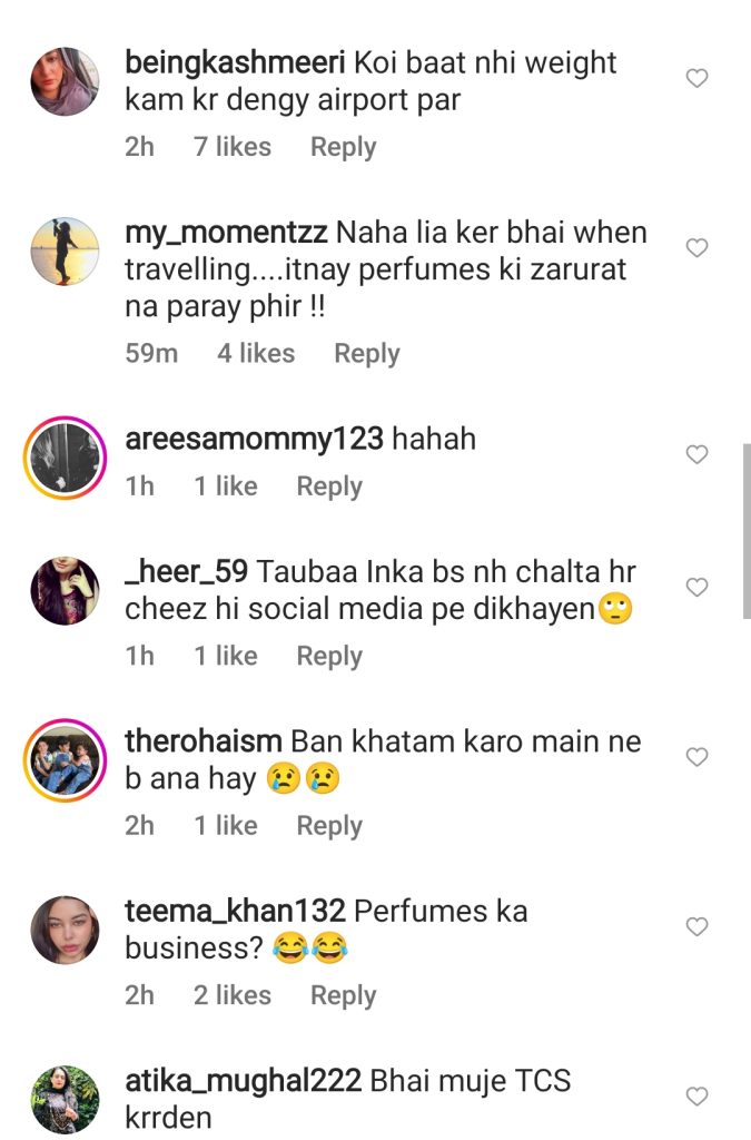 Criticism On Falak Shabir on Flexing Expensive Perfumes