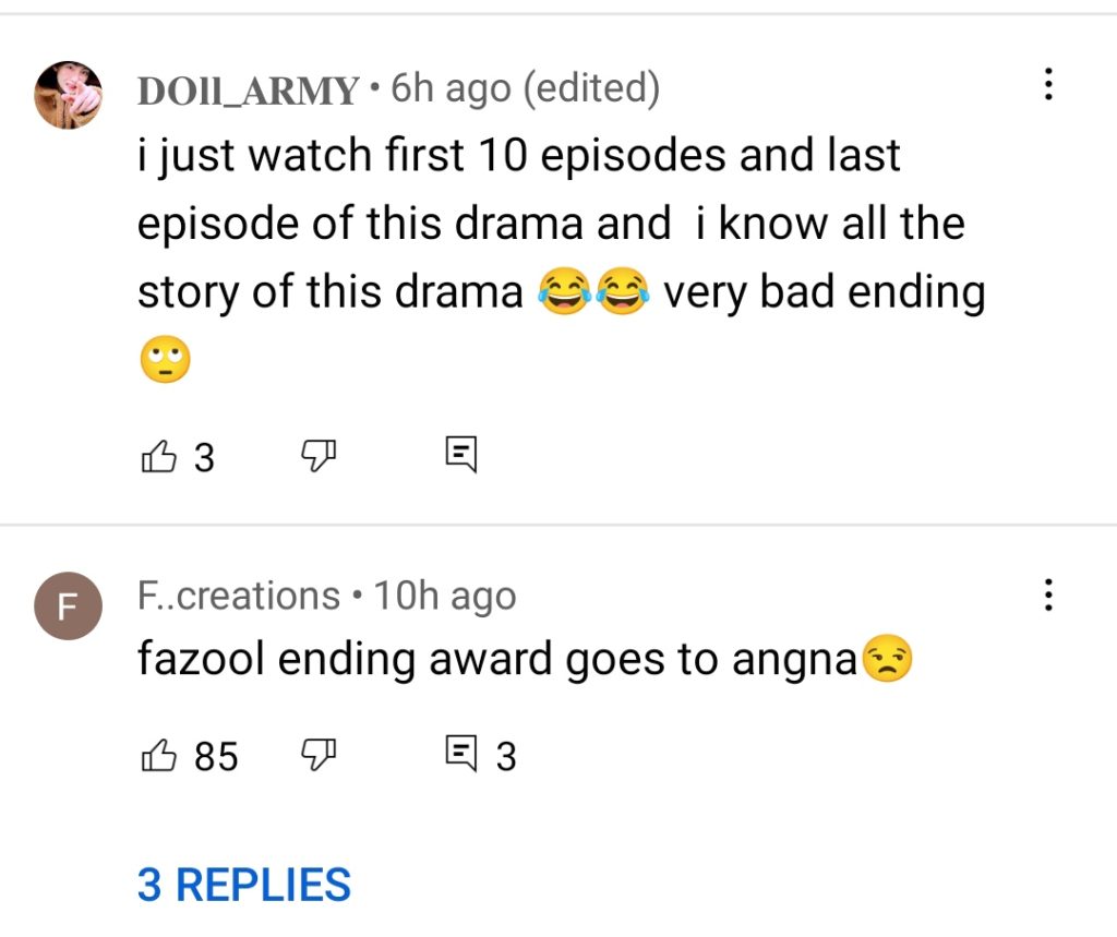 Angna Last Episode Public Reaction
