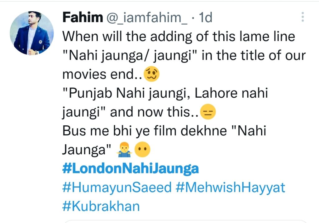 Funny Public Reaction Tweets On London Nahi Jaunga