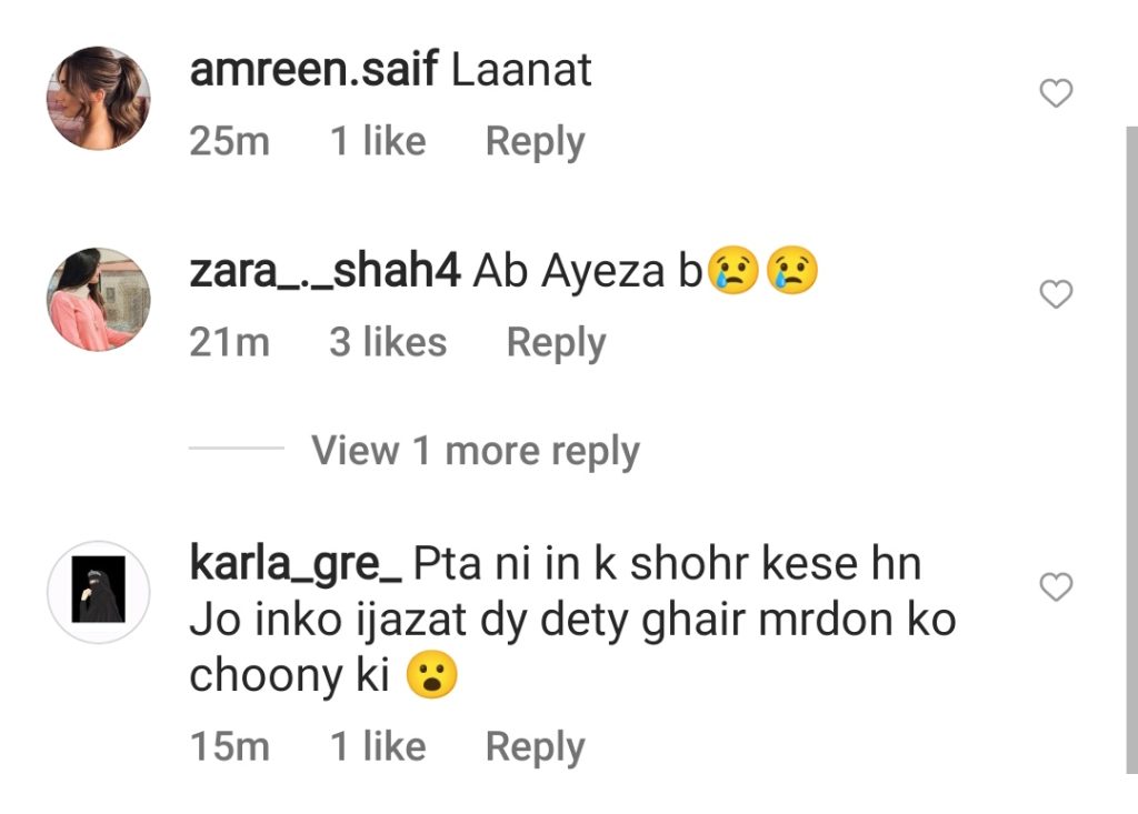 Ayeza Khan's close-up pic with Namak Bai rejected by fans
