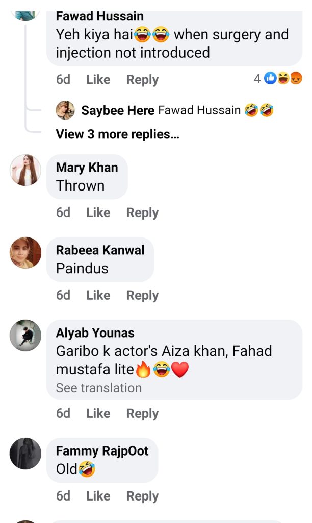 Fans Make Fun of Fahad Mustafa and Ayeza Khan's Old Picture