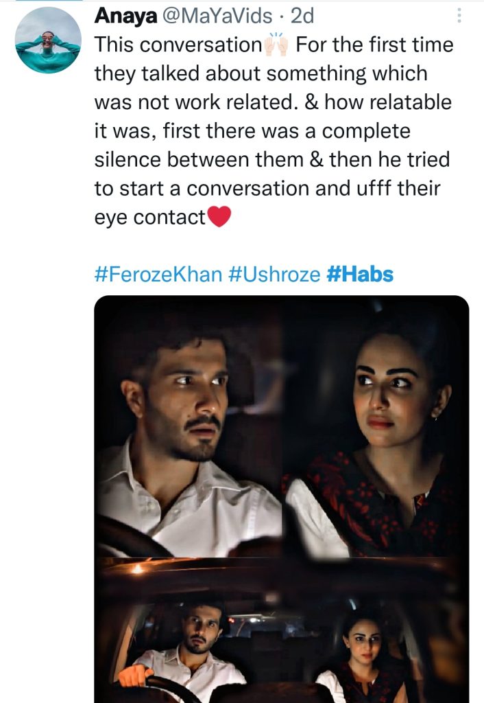 Fans Are Loving Ushna Shah & Feroze Khan's Track in Habs