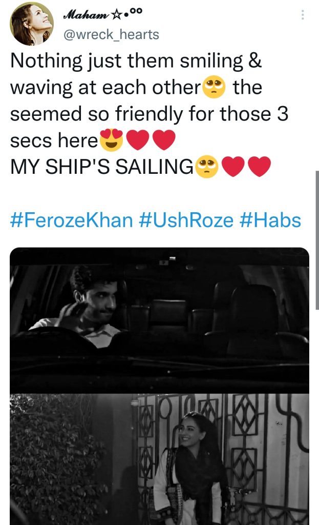 Fans Are Loving Ushna Shah & Feroze Khan's Track in Habs