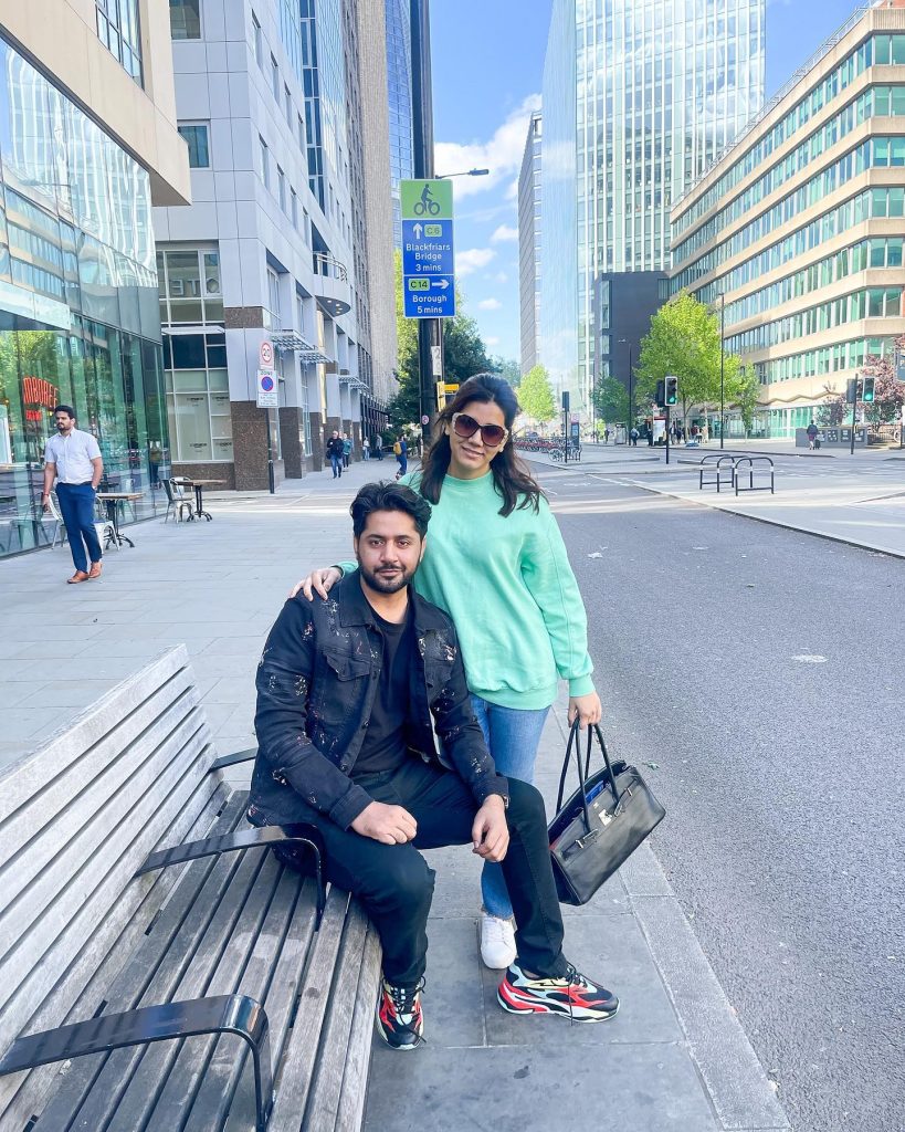 Imran Ashraf And Wife Vacationing In UK