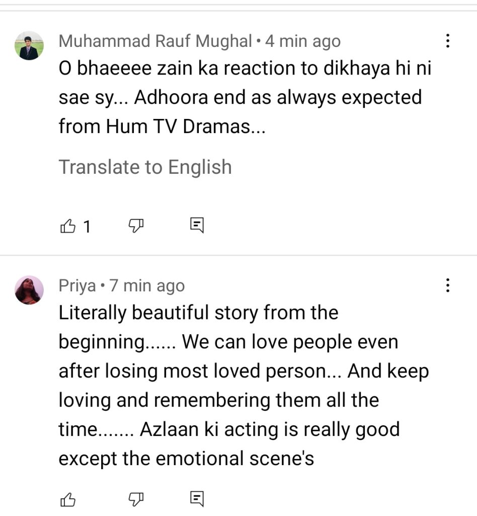Ishq E Laa Last Episode Applauded by Public
