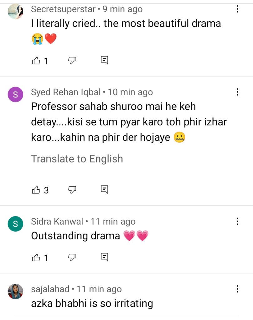 Ishq E Laa Last Episode Applauded by Public
