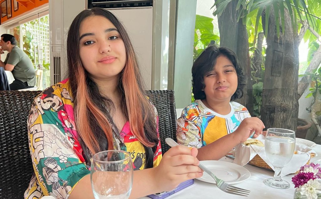 Javeria Saud And Sahiba Rambo's Family Get Together