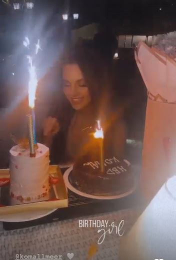 Actress Komal Meer's Intimate Birthday Celebration