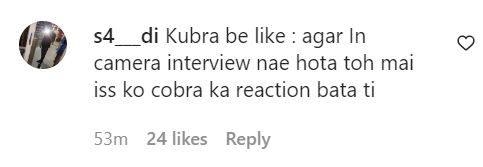 Netizens Hilarious Take On Journalist Who Addressed Kubra As Cobra