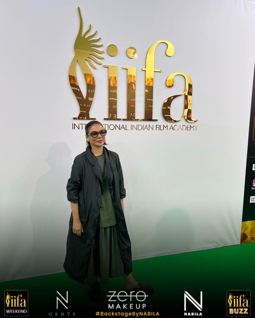 Makeup Artist Nabila With Bollywood Actors At IIFA Awards