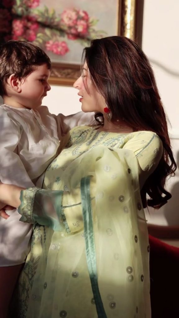 Naimal Khawar's Latest Bewitching Clicks With Her Son