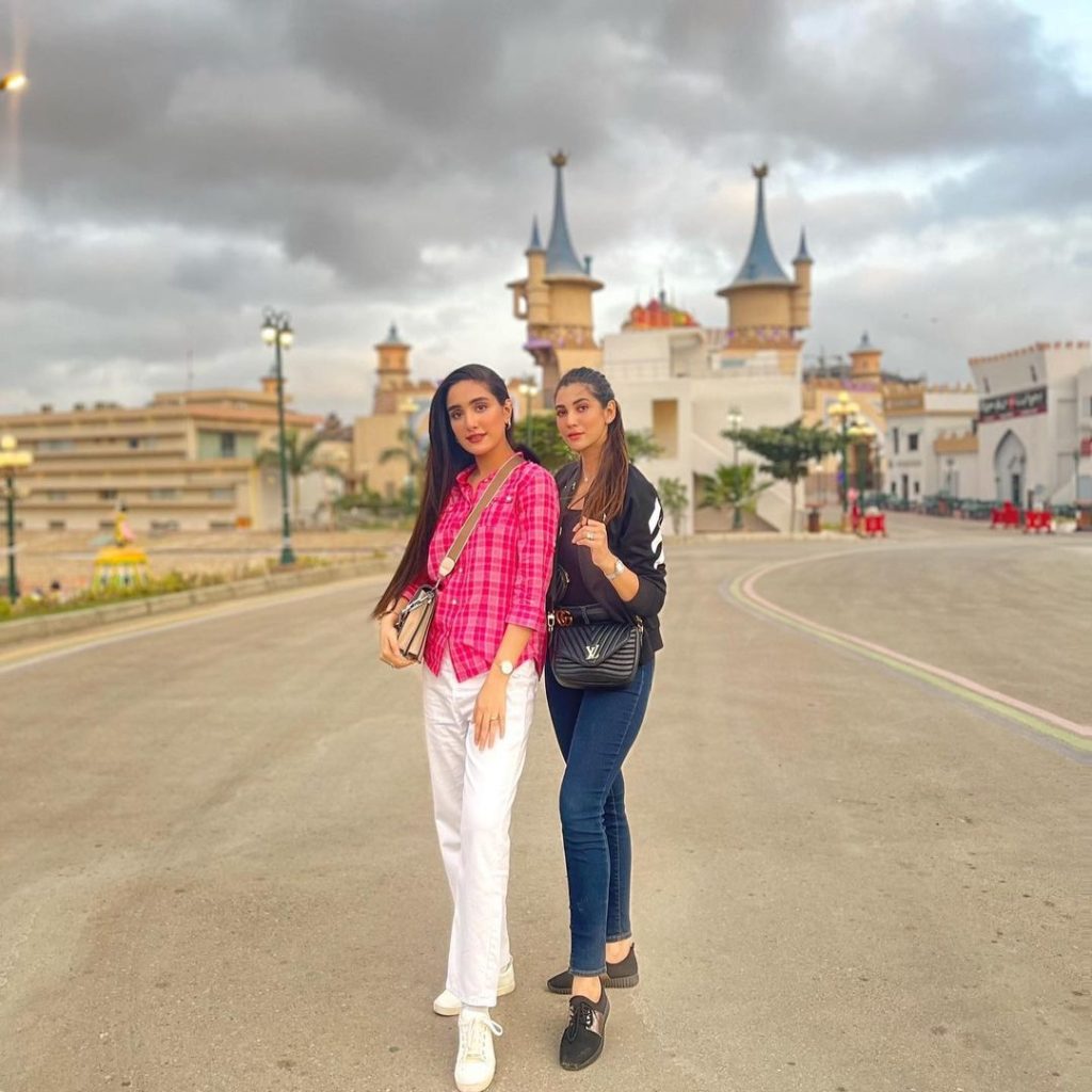 Nazish Jahangir and Aiza Awan Pictures From Adventure Land