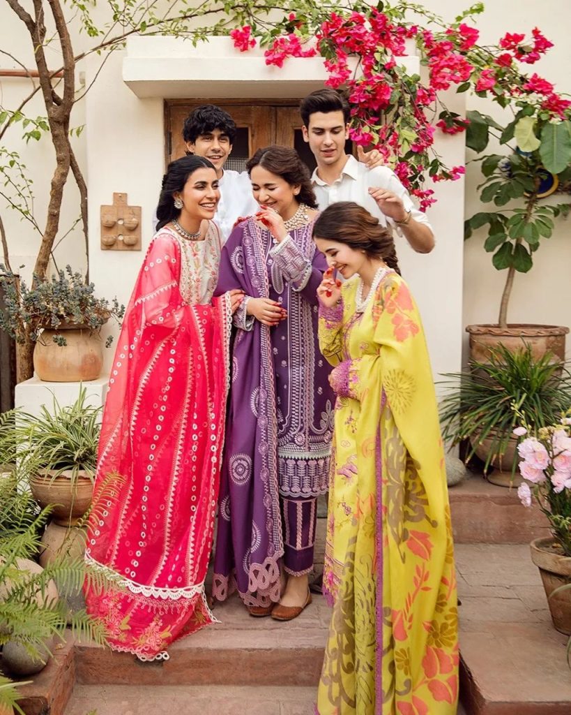 Rangrasiya Eid Collection'22 Featuring Yumna Zaidi And Meerub Ali