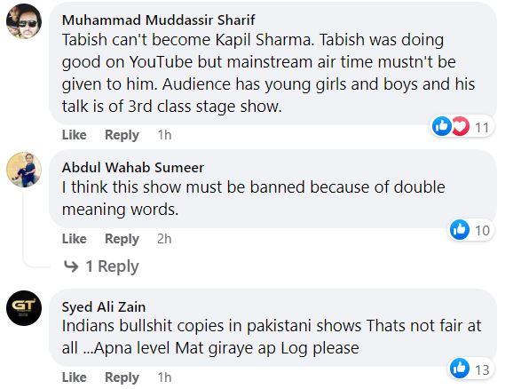 Tabish Hashmi’s Show Severely Criticized For Cheap Copied Comedy