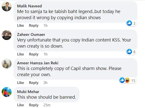 Tabish Hashmi’s Show Severely Criticized For Cheap Copied Comedy