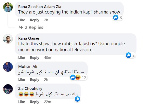 Tabish Hashmi’s Show Severely Criticized For Cheap Copied Comedy