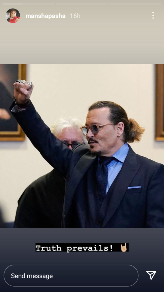 Pakistani Celebrities React To Johnny Depp-Amber Heard Verdict
