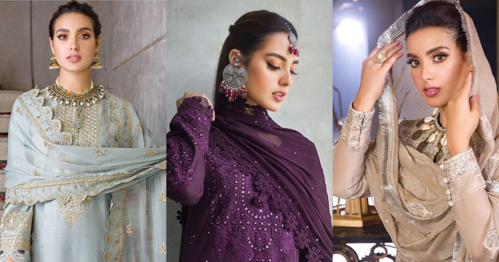 Iqra Aziz Shines In Asim Jofa Chikankari Eid Collection