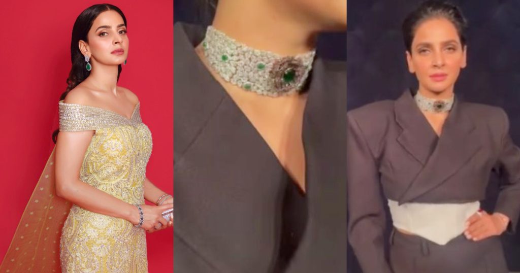 Cost Of Saba Qamar's Expensive Necklace From Promotional Tour