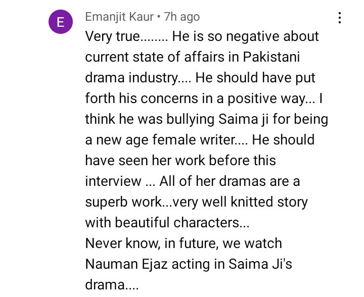 Nauman Ijaz Gets Schooled For Criticizing Saima Akram Chaudhry