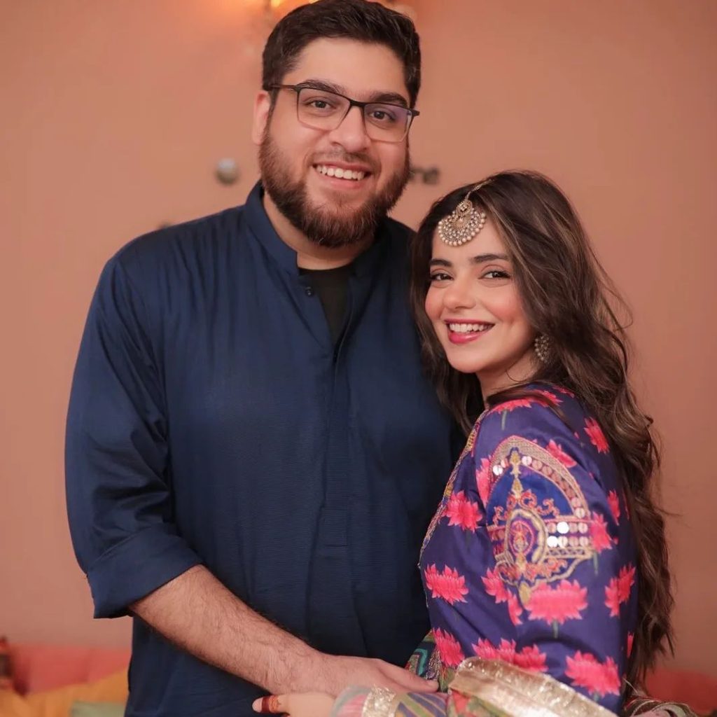 Srha Asghar's Birthday Celebration With Her Husband