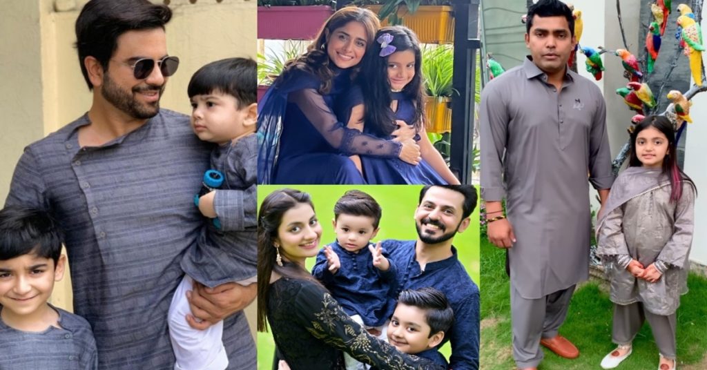 Celebrities Twinning with Their Family Members on Eid UL Adha 2022