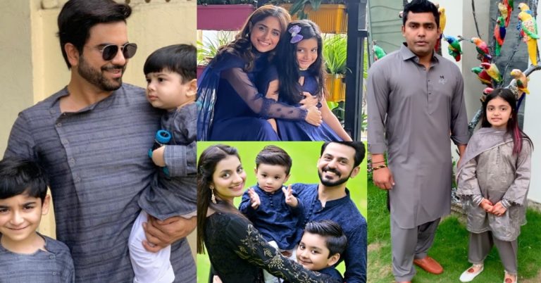 Celebrities Twinning with Their Family Members on Eid UL Adha 2022
