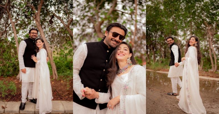 Mariyam Nafees Gorgeous Eid Pictures With Husband
