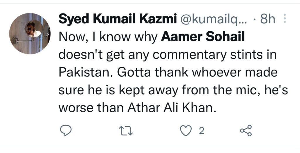 Aamer Sohail Under Severe Criticism on His Harsh Remarks For Naseem Shah