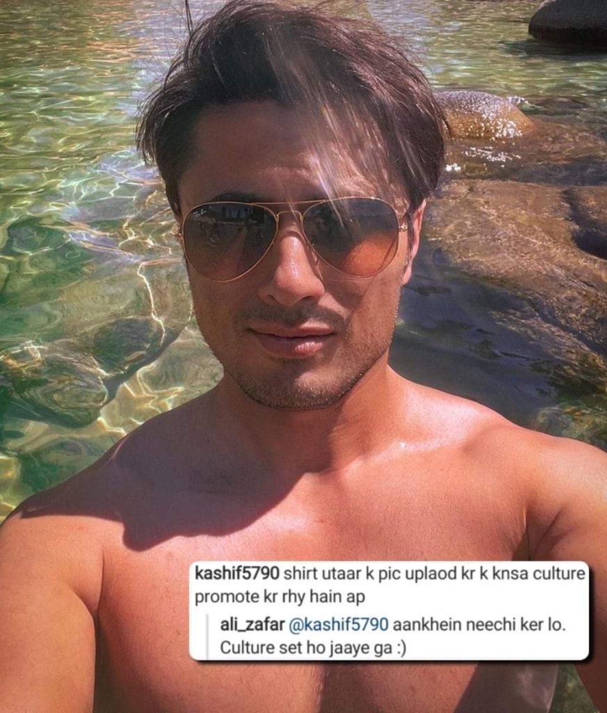 Public Reacts To Ali Zafar Defending Going Shirtless