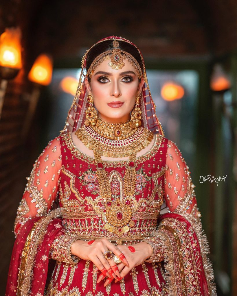 Ayeza Khan Looks Flawless In Her Latest Bridal Shoot