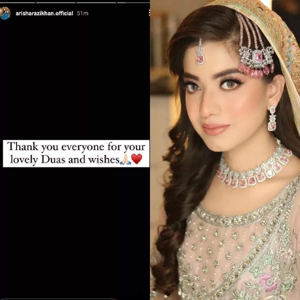 Arisha Razi Lashes Out At Photography Page for Leaking Nikkah Moments