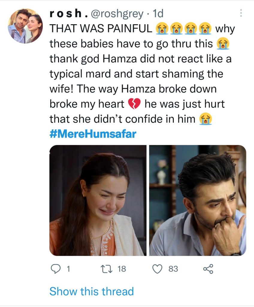 Fans Praise Farhan Saeed In Mere Humsafar Latest Episode