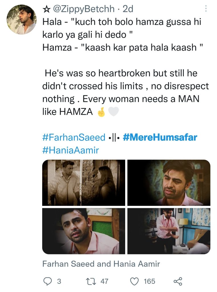 Fans Praise Farhan Saeed In Mere Humsafar Latest Episode