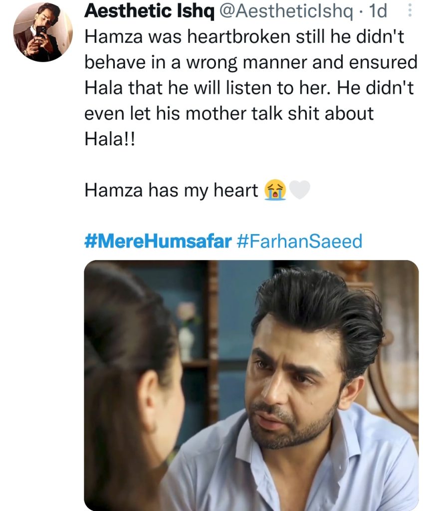 Fans Praise Farhan Saeed In Mere Humsafar Latest Episode