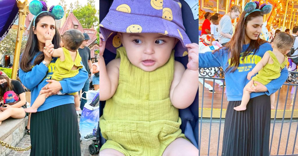 Sadia Ghaffar Enjoys Her Trip To Disneyland With Her Daughter