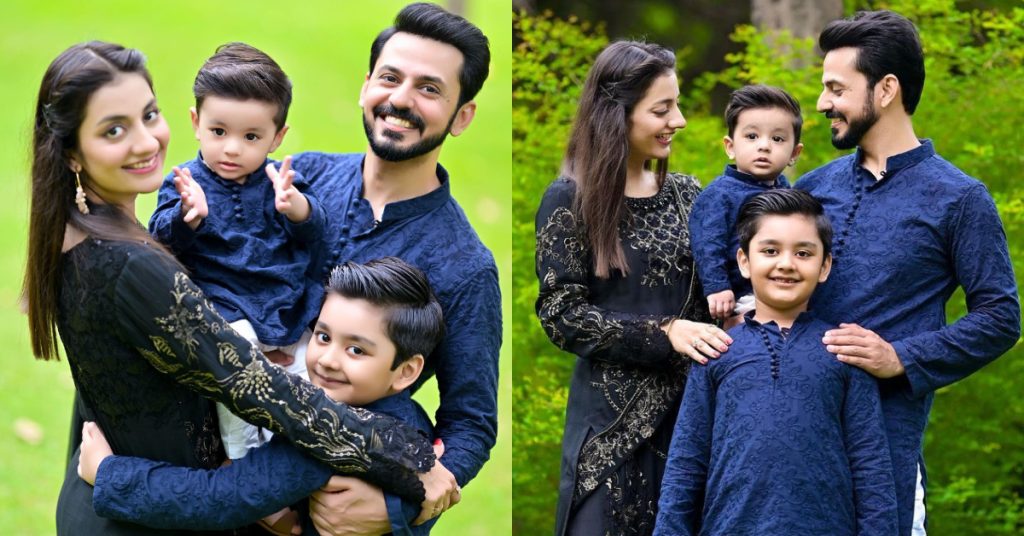 Beautiful Eid Pictures Of Bilal Qureshi And Family