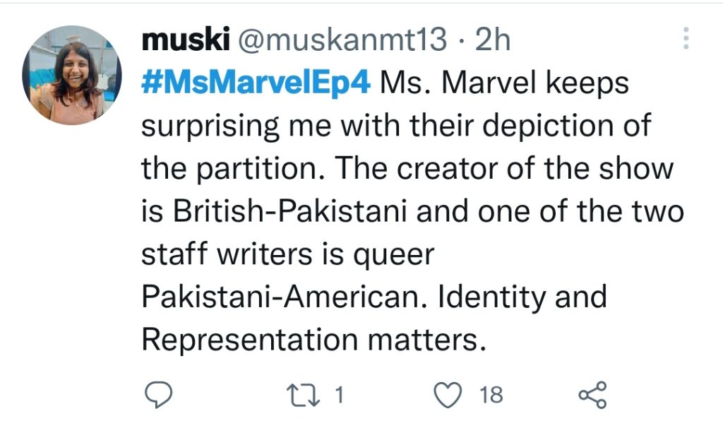 MS Marvel Crticized On Twisting Pakistan India Partition Narrative