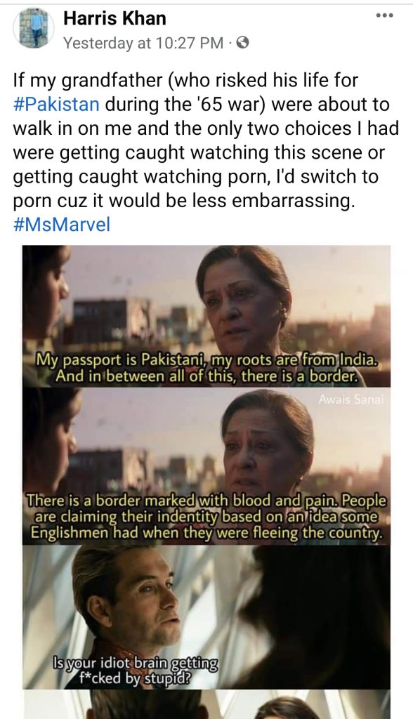 MS Marvel Crticized On Twisting Pakistan India Partition Narrative