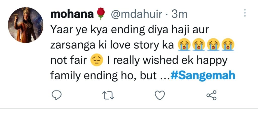 Drama Serial Sang E Mah Ending Gets Heavy Criticism