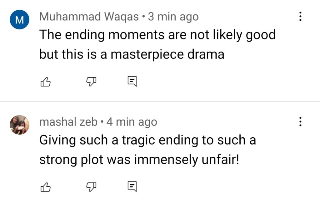 Drama Serial Sang E Mah Ending Gets Heavy Criticism