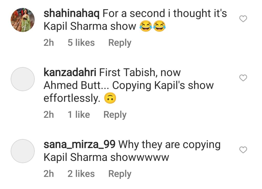Ahmed Ali Butt's Show Super Over Termed As Kapil Sharma Show Replica
