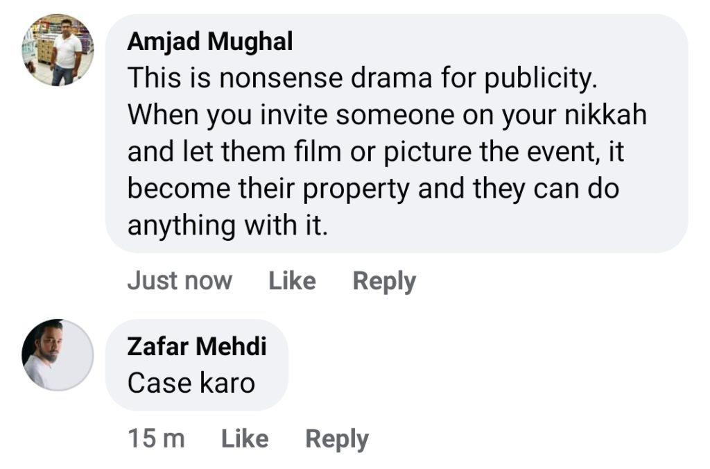 Arisha Razi Lashes Out At Photography Page for Leaking Nikkah Moments