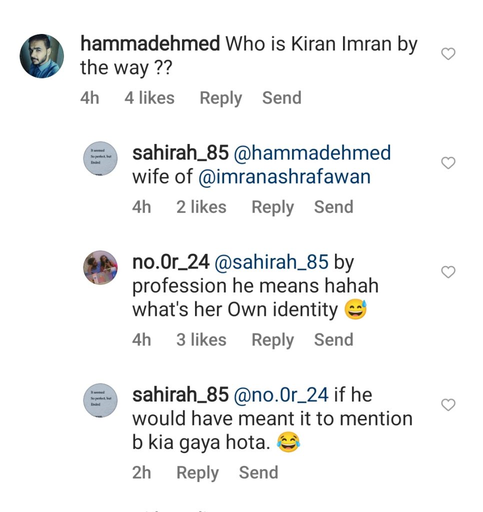 Imran Ashraf's Wife Trolled for Statement on Ranvir Singh